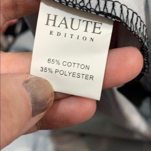 Haute Edition Womens Tunic Blouse Top Floral Print Pullover Black Pink 3X - Picture 9 of 10